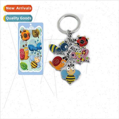 General mobilized doll pendant combined metal keychain anime