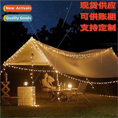 Outdoor Camping Tent Waterproof led Solar Frosted Orb String