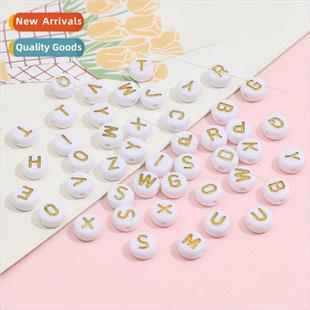 beads letters the Acrylic loose flat alphabet diy