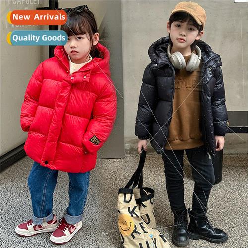 2023 new childrens black and gold fashion cotton jacket midd