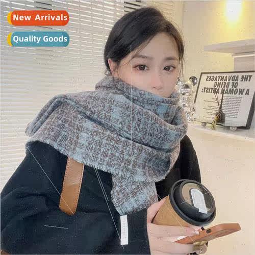 2022 Korean  of the new winter students long scarf female sh
