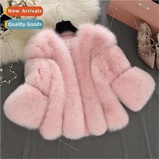the winter coat Korean fur and Haining large 2020 fall