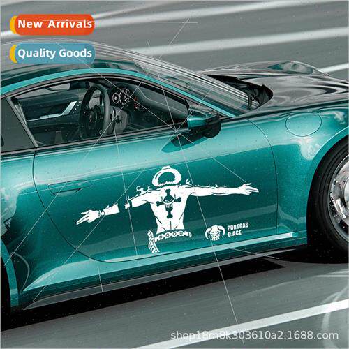 King of Thieves car stickers fire fist Ace body stickers per