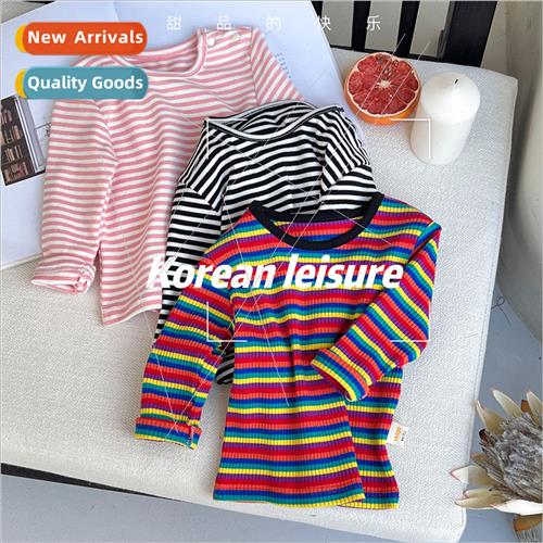 Boys and girls baby bottoming shirt inside the spring and au