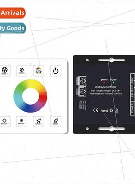 Wireless 8 Keys 86 Full Touch Panel RGB Controller led 7 Col