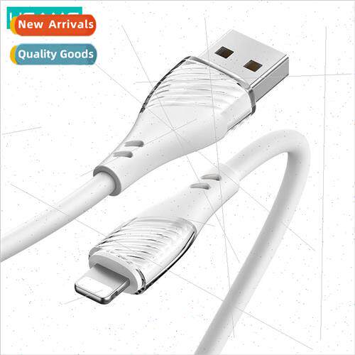 U65 适用 Apple Transparent Glossy Ripple Silicone Data Cable
