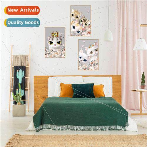 Princess photo frame cat decorative stickers girls ins  livi