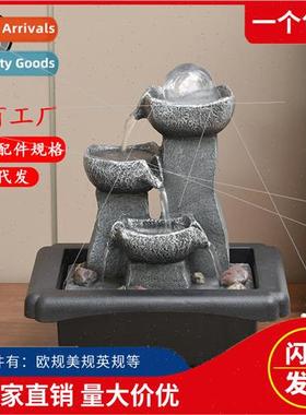 mple circulating water fountain ornaments desktop living roo