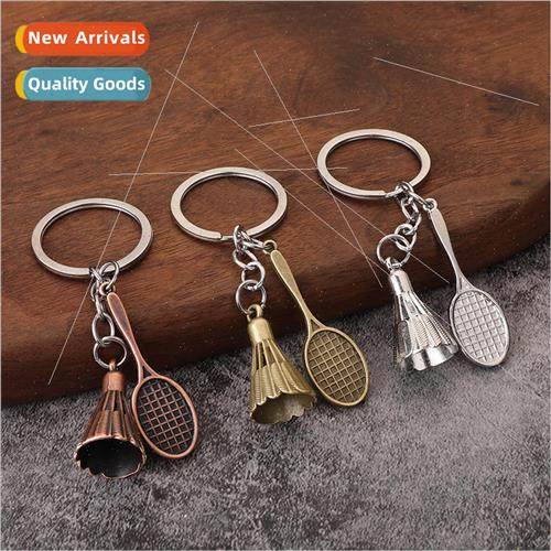 New personalized badminton keychain three-dimensional fashio