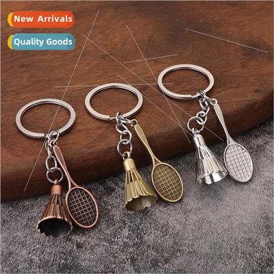 New personalized badminton keychain three-dimensional fashio