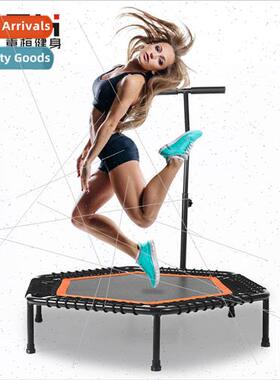 New fitness trampoline hexagonal elastic rope trampoline adu