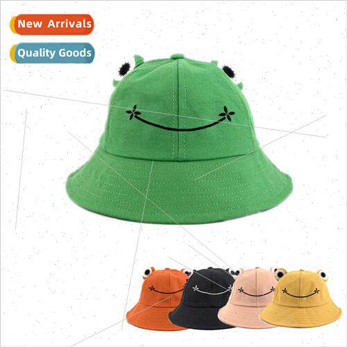 Fishermans cap female new cute cartoon frog basin cap Korean