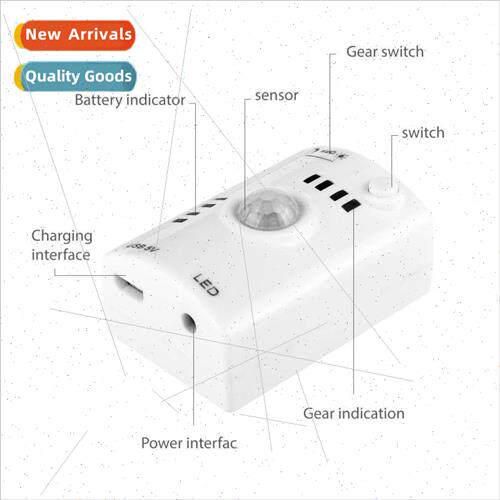 Body Sensor Battery Box Sensor Switch USB Rechargeable Intel