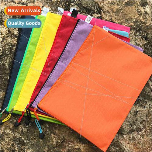 Office A4 file bag zipper file bag waterproof storage statio