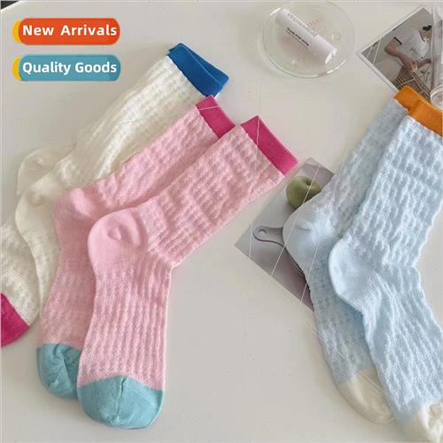 Socks female summer thin section mesh hollow breathable spli