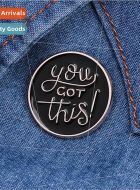 Monogrammed Metal Lapel Pins you got this Alloy Black Drip O