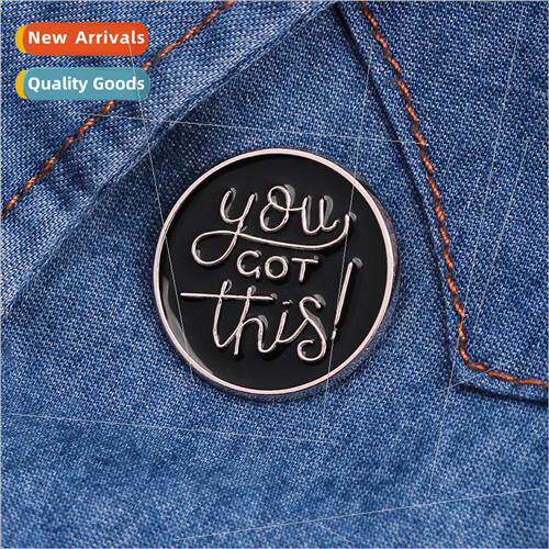 Monogrammed Metal Lapel Pins you got this Alloy Black Drip O