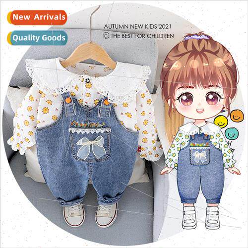 Autumn childrens girls fall cute Korean  of the childrens sh