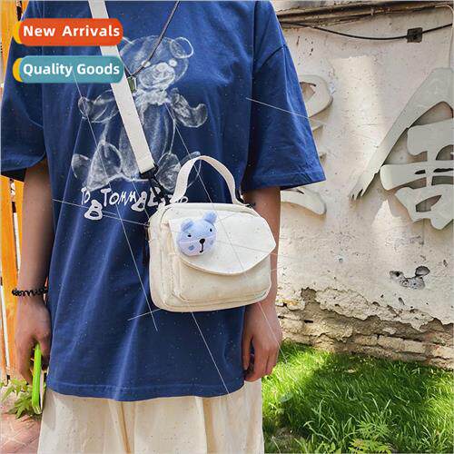 ins super fire girl canvas bag Japanese ancient sense of lit