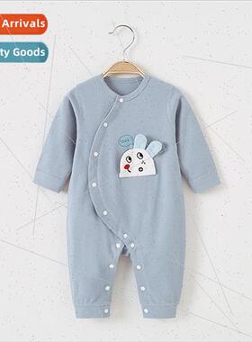 Baby onesie spring and fall cotton long-sleeved newborn clot