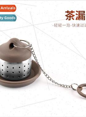 Stainless Steel licone Tea Drain Tea Filter Tea Filter Brewe