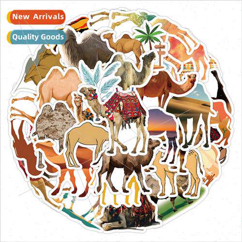 50 camel animal cartoon graffiti stickers decorative car wat