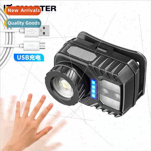 LED Mini Multi-function Waving Sensor Headlamp XPG High Brig