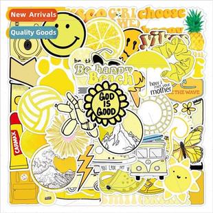 50 new ins small fresh cute stickers waterproof luggage car