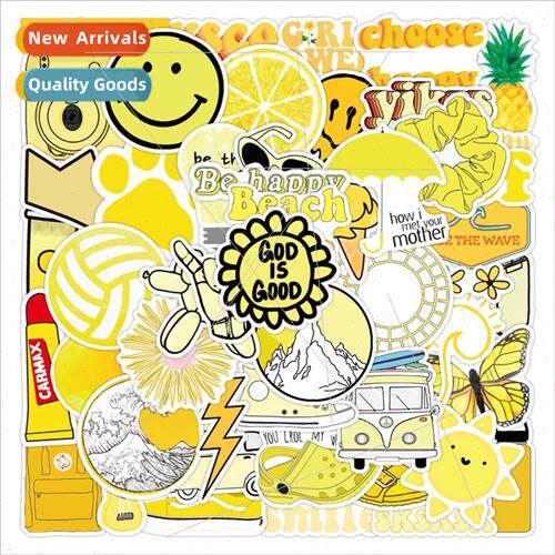 50 new ins small fresh cute stickers waterproof luggage car