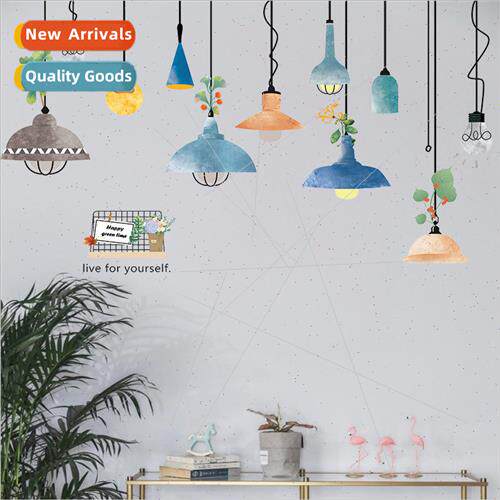 Dormitory decoration sofa background wall cloth scenery deca