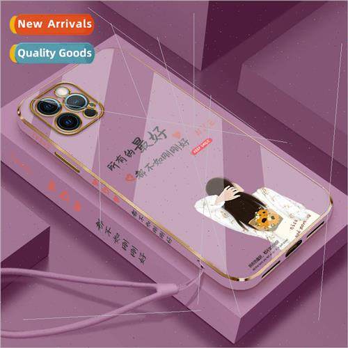 适用 iPhone13ProMax phone case Apple 12 electroplating tpu c