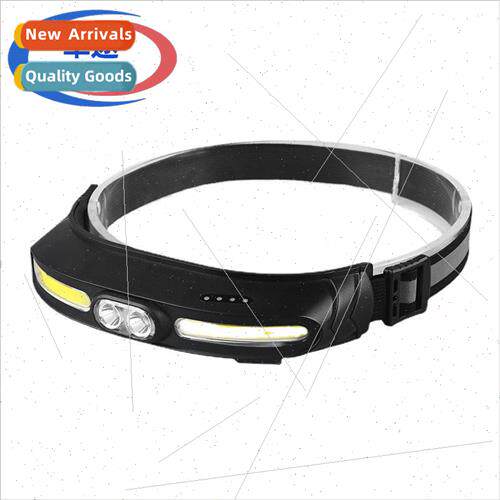 Dual light source COB headlamp new Type-C rechargeable night