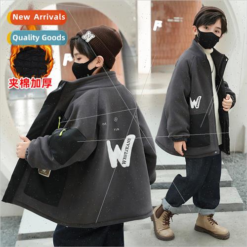 Boys jackets fall and winter childrens jacket thickened wint