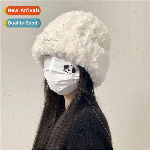 Fashion student plush cap female autumn and winter thickened