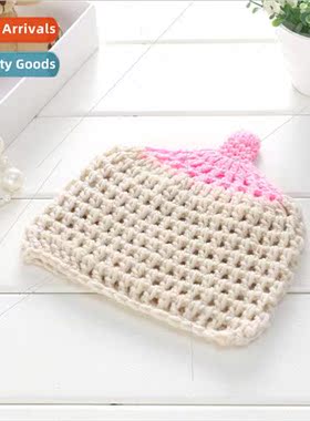 Baby supplies fetal cap Infant pure handmade wool hand hook