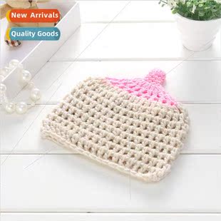 Baby supplies fetal cap Infant pure handmade wool hand hook