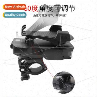Bicycle cell phone holder headlight 4-in-1 waterproof cyclin