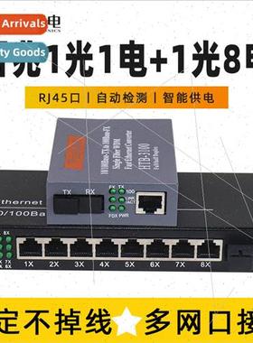 100Gb single-mode fiber optic transceiver 1 optical 8 electr