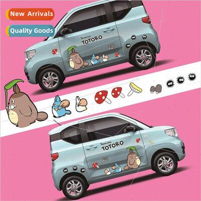 Wuling Hongguang mini ev car stickers Totoro cartoon car sti