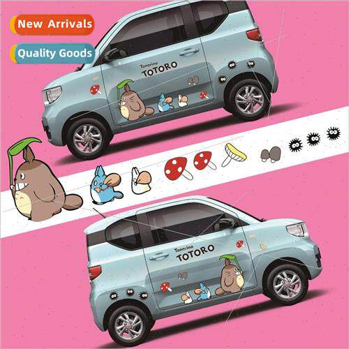 Wuling Hongguang mini ev car stickers Totoro cartoon car sti