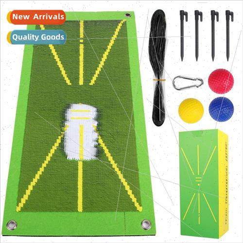 Golf Swing Track Mat Golf Swing Batting Mat Hitting Trace io