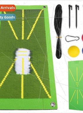 Golf Swing Track Mat Golf Swing Batting Mat Hitting Trace io