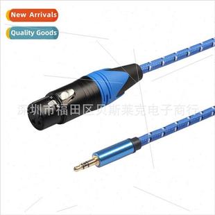 Stereo Fem 48V Male 3.5mm Power Phantom Balanced Fully