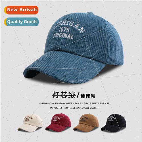 Autumn and winter new with the new corduroy baseball cap chi