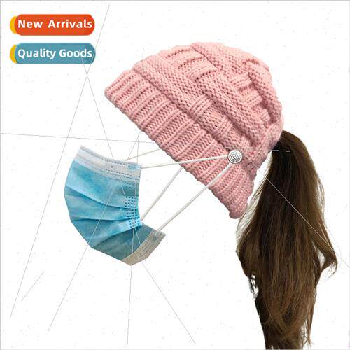 2020 U.S. new mask button detachable fall and winter womens