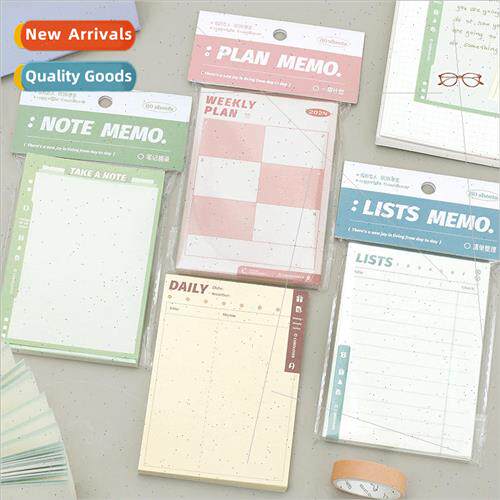 Sticky Note Book Time Tracker Series Weekly Monthly Planner