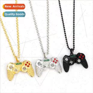 pendant mens hiphop Full hipster gamepad necklace diamond