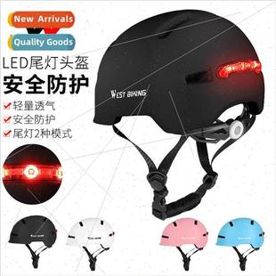 helmet light balance bike protective Bicycle road tail