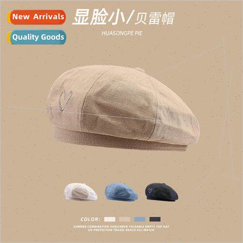Korea ins love embroidered beret children fall and winter  p