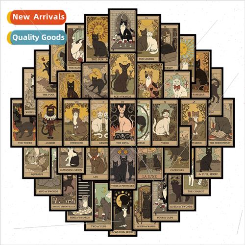 50 Kitten Tarot Doodle s Organizer Notebook Car Waterproof s
